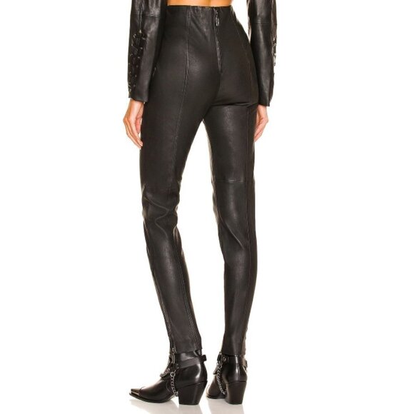 Dundas x Revolve Leather Pants Size Large - Picture 2 of 3